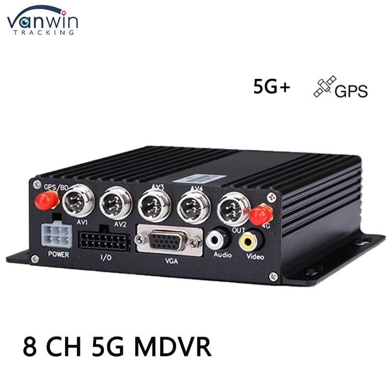 8-канальный автомобильный видеорегистратор с 5G GPS AHD 1080P Камера SD-карта Видеорегистратор для грузовиков