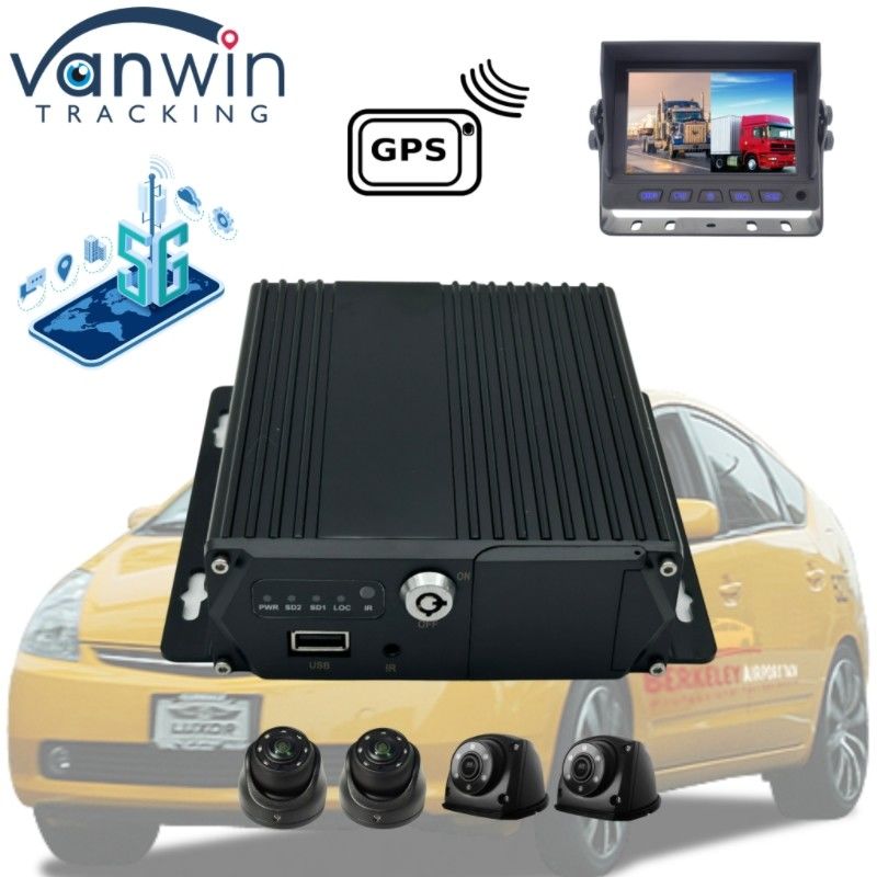 5G GPS Vehicle Tracker 4 Channel SD Card MDVR для такси Автобусный фургон Поддержка OEM сервис