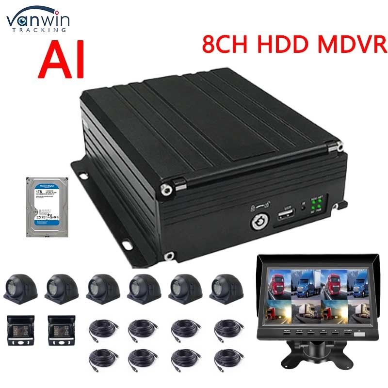 8CH AI ADAS DMS Мобильный DVR 4G GPS1080P HD Поддержка OEM HDD SSD MDVR Грузовик Автобус Автомобиль Видеорегистратор