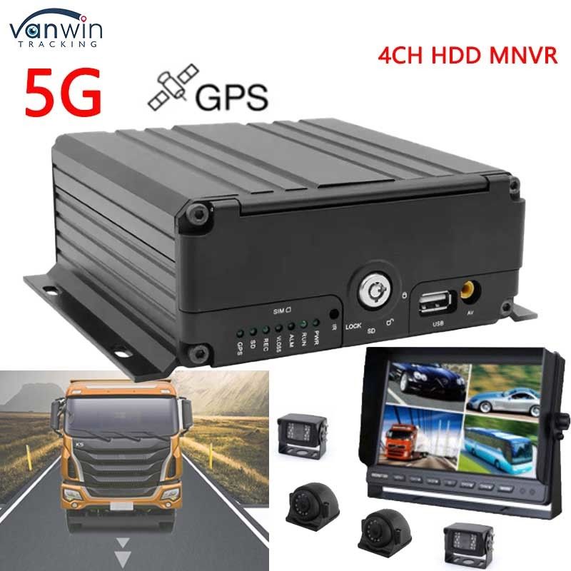 4CH мобильный NVR1080P AHD 5G WIFI и GPS 1 HHD сетевой видеорегистратор